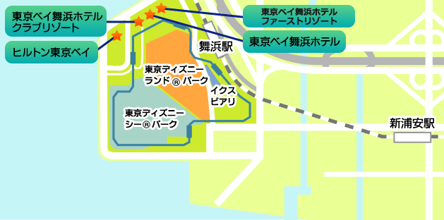 オフィシャルホテル地図