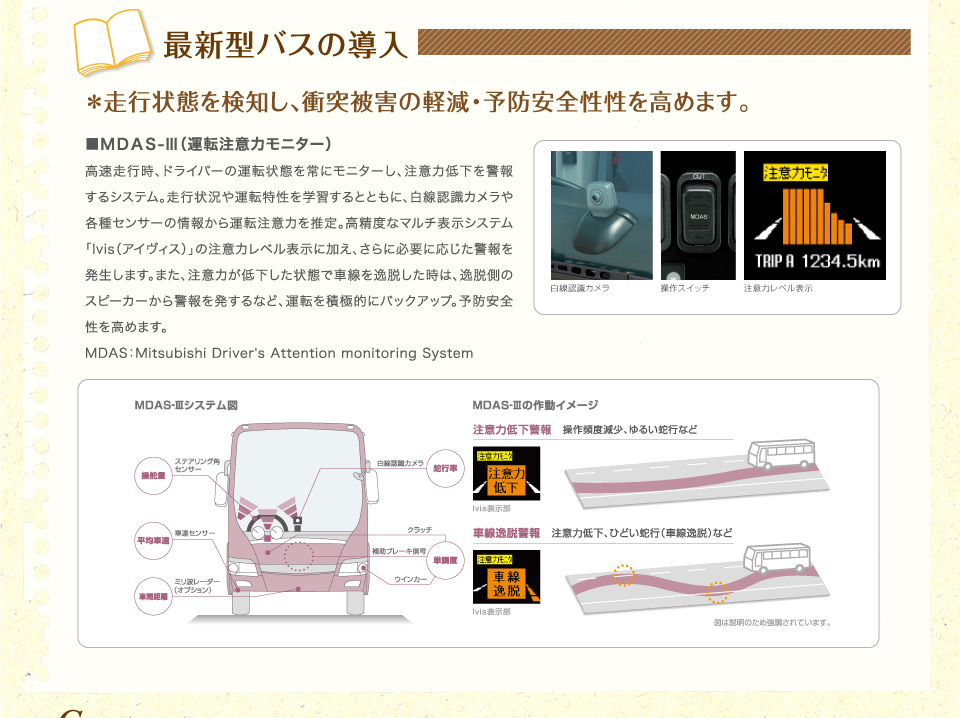 最新型バスの導入