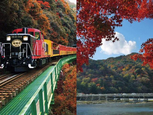 嵯峨野トロッコ列車＆嵐山