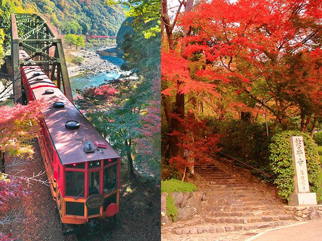 嵯峨野トロッコ列車＆鈴虫寺