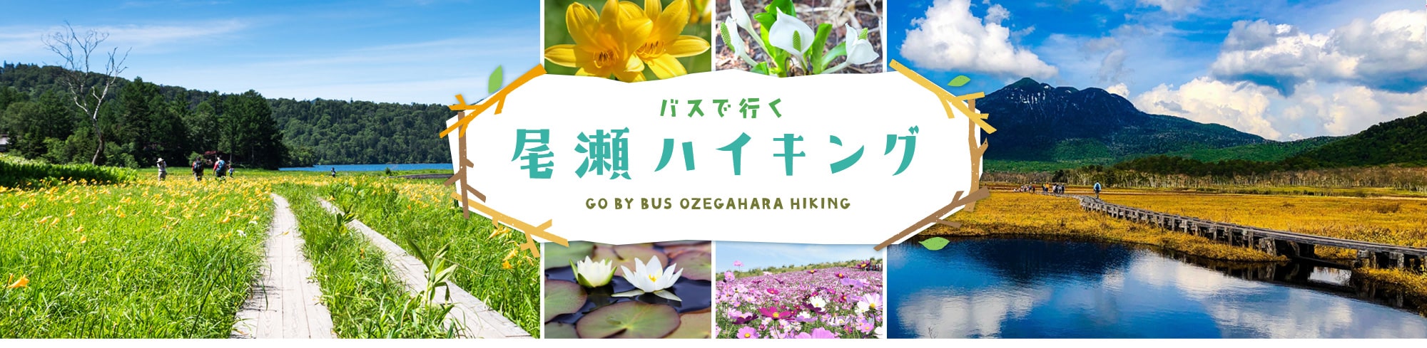 バスで行く 尾瀬ハイキング - GO BY BUS OZEGAHARA HILING