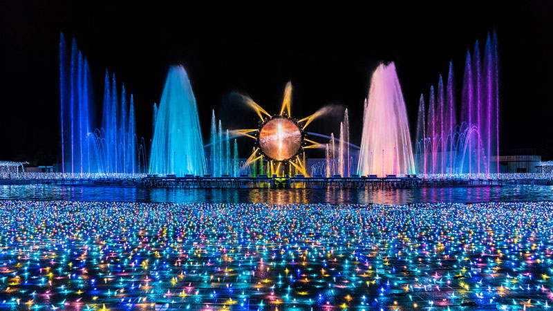 よみうりランド　噴水ショー